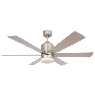 Ventilador Westinghouse 72858 Firenze Vi Níquel Con Luz Control Remoto 48 Pulgadas