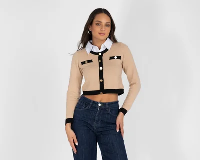 Suéter con Botones Sahara para Mujer