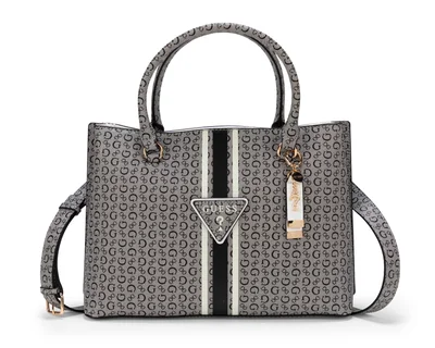 Bolsa de Mano Guess Tabitha Gris con Correa Ajustable