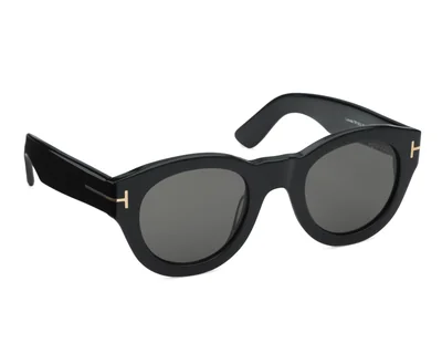 Lentes de Sol Unisex Tom Ford Redondos FT1212 Negros