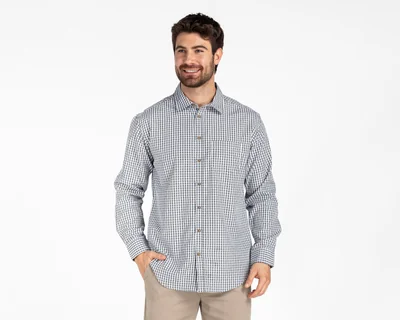Camisa Casual Porto Sur Regular Fit a Cuadros para Hombre