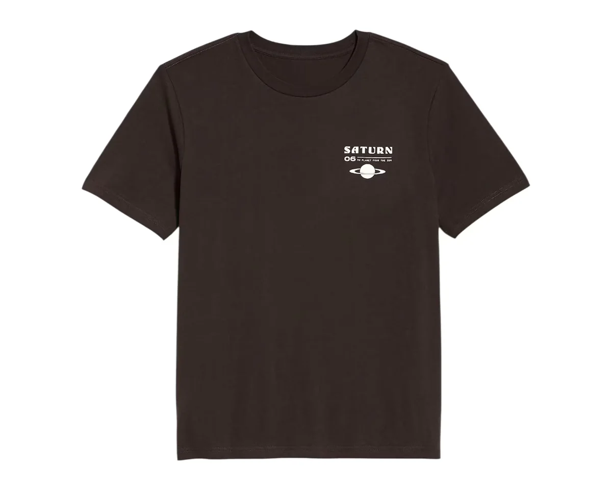 Playera de Cuello Redondo Negra Old Navy para Hombre