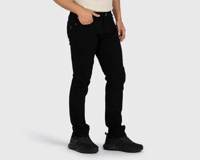 Jeans Slim Oggi Iron Avatar Black para Hombre