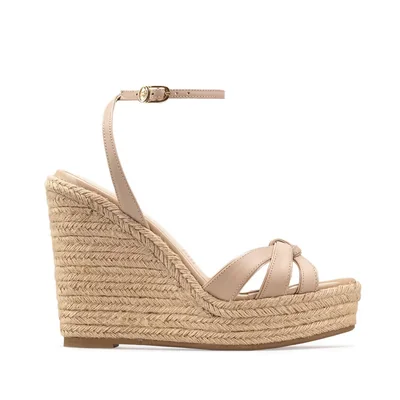 Alpargatas Davenia Arezzo Beige De Piel