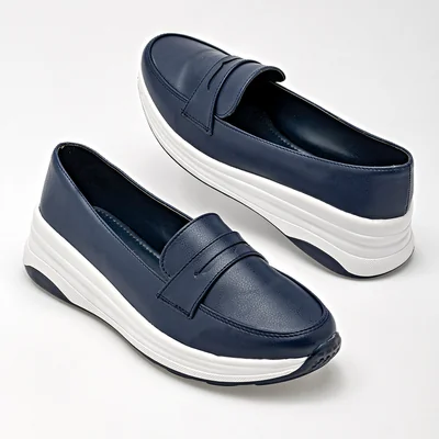 Zapato Casual Clasben Azul Dama