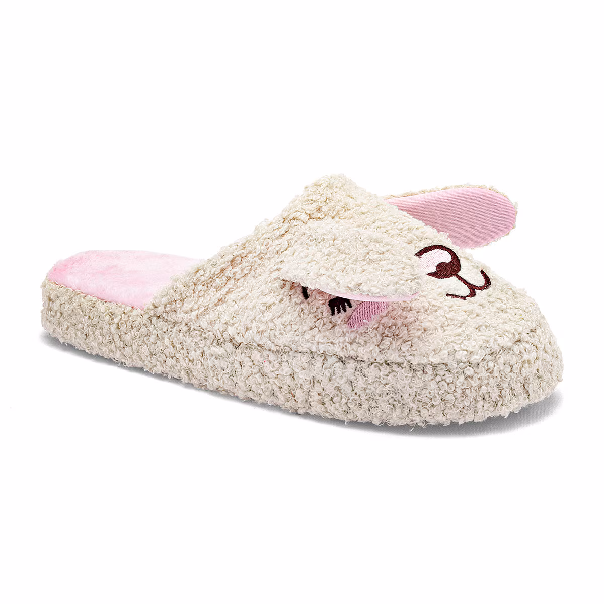 Huarachetas Pantufla Beige Para Mujer