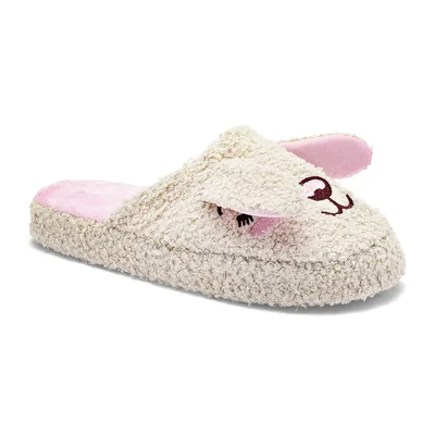 Huarachetas Pantufla Beige Para Mujer