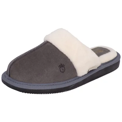 Pantufla Stahl 3926 color Gris de Gamuza para Mujer