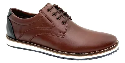 Zapato Casual R Cómodos 071 Café de Piel de Borrego para Caballero