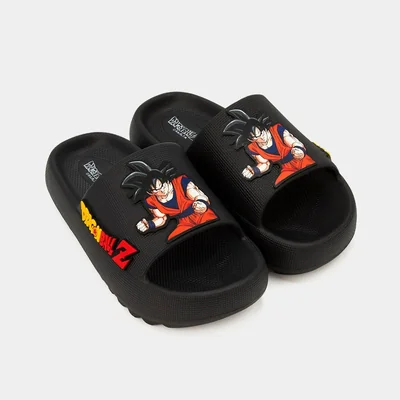 Sandalia Casual Dragon Ball Goku Rubby Negro Para Hombre