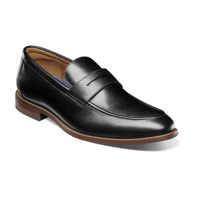 Mocasín Formal Florsheim Rucci Penny Negro Piel Para Hombre