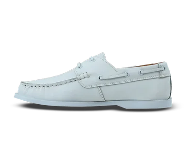 Mocasines de Piel Rams Cottons Top-sider Blancos para Hombre