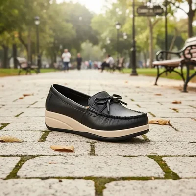 Mocasin shosh dama con moño 1075912