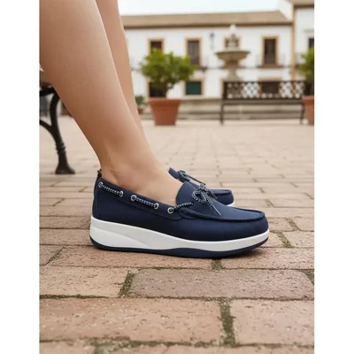 Mocasin shosh dama con moño 1191806