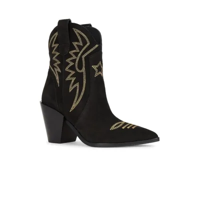 Botines Dolce Vita Ginni Black Nubuck mujer