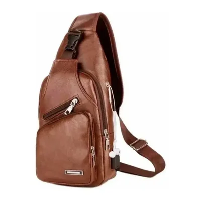 Pechera Bandolera Cruzada para Hombre Color Café