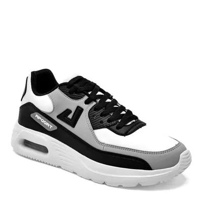 DEPORTIVO CORRER Y SPORT APOORT A5013 BLANCO NEGRO GRIS