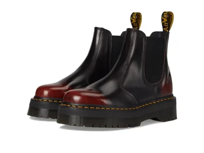 Botas Dr. Martens 2976 Quad Chelsea Rojo Cereza