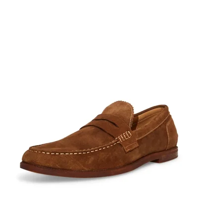 Mocasín Steve Madden 9.5M Tobacco de Gamuza sin cordones