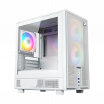 Gabinete Xyz X-CS-ATOM-W, Micro-Tower, Micro-ATX/Mini-ITX, USB 2.0/3.0, sin Fuente, 3 Ventiladores Instalados, Blanco