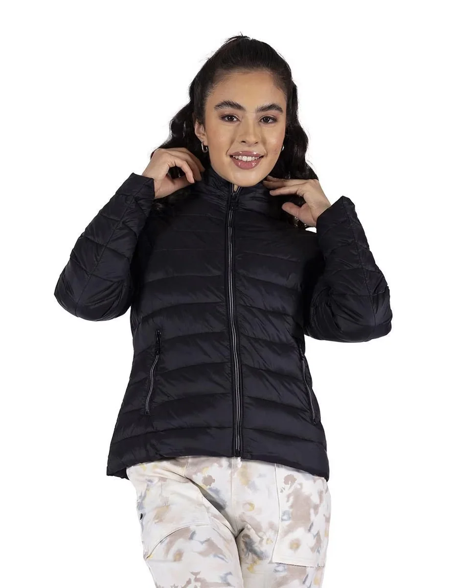 Chamarra Alysh impermeable para mujer 3X Negro