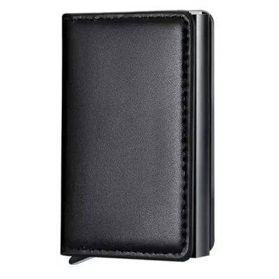 Cartera Para Hombre Con Protección Rfid Color Negro