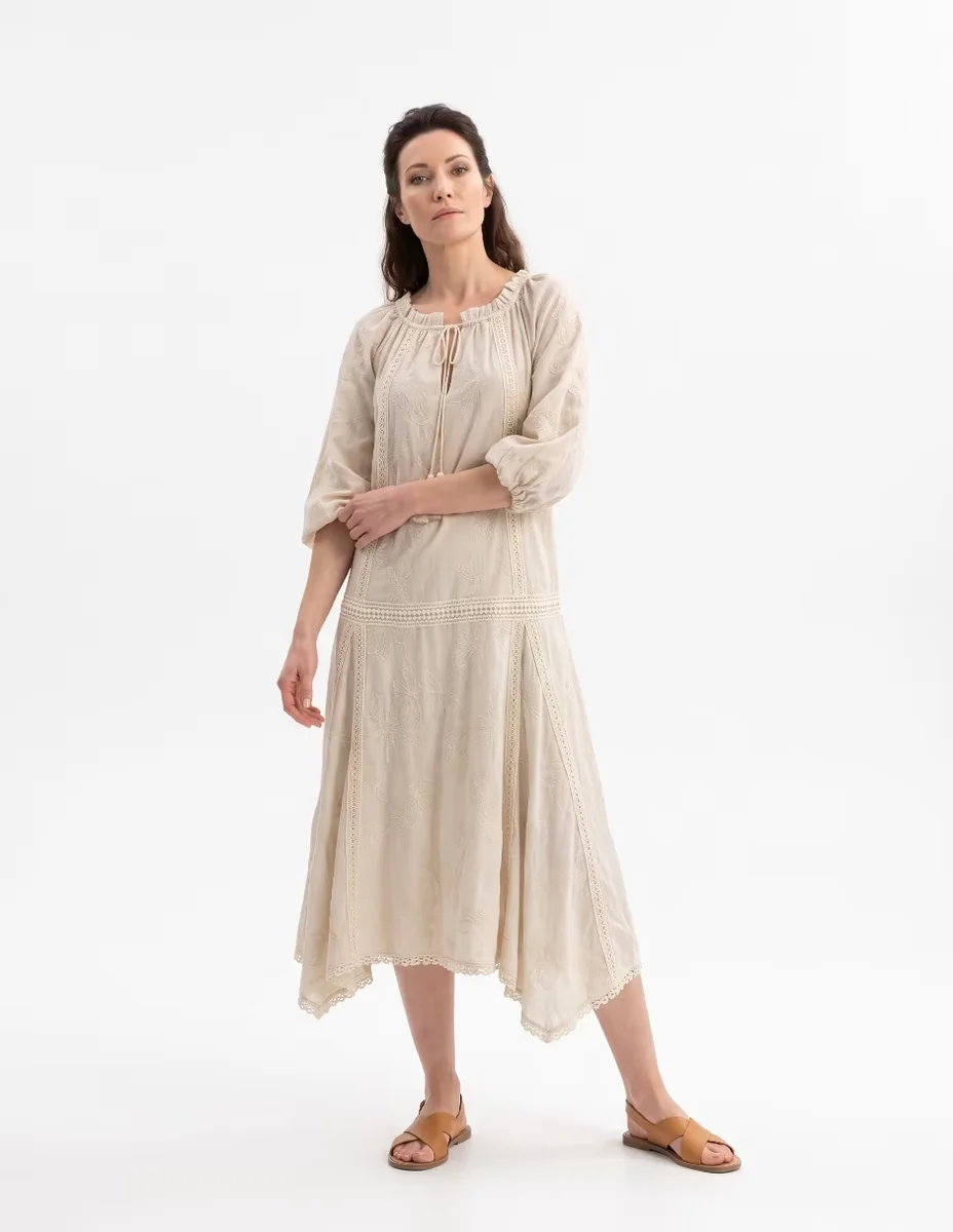 Vestido 3/4 casual para mujer