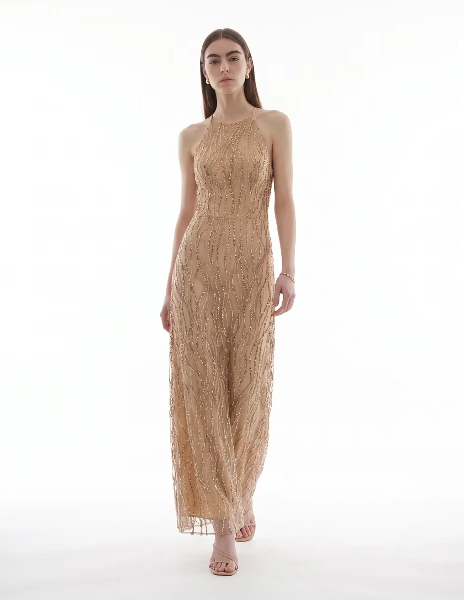 Vestido largo de fiesta para mujer