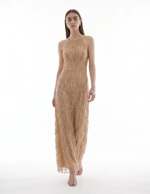 Vestido largo de fiesta para mujer