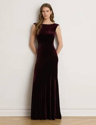 Vestido largo de fiesta espalda abierta