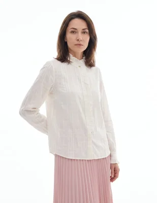 Blusa manga larga para mujer