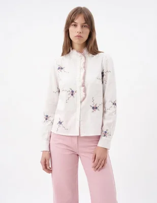 Blusa manga larga para mujer