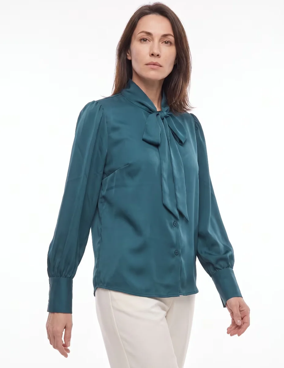Blusa manga larga para mujer