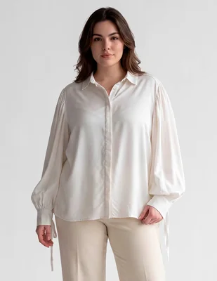 Blusa manga larga para mujer