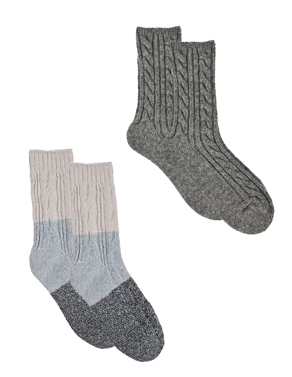 Calcetín comfort para mujer 2 pares
