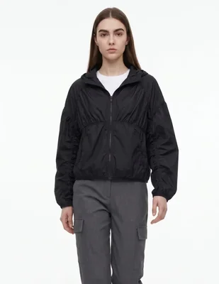 Chamarra Casual No impermeable de Poliéster para mujer