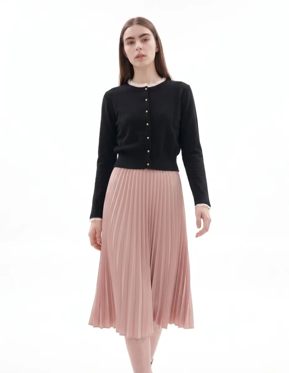 Suéter cuello redondo para mujer