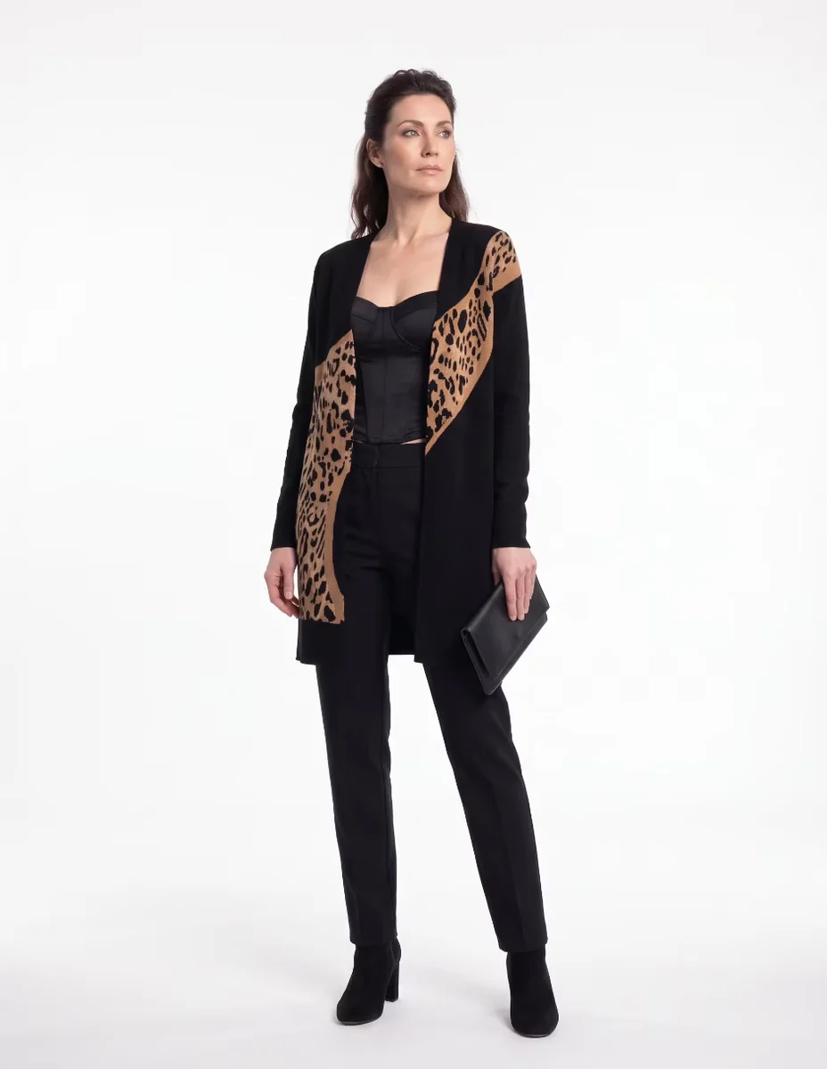 Suéter cuello V para mujer