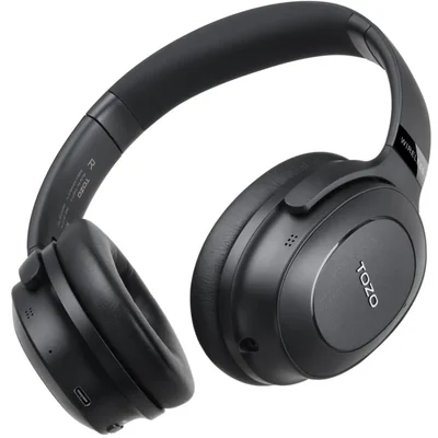 Auriculares TOZO híbridos con cancelación activa de ruido, inalámbrico