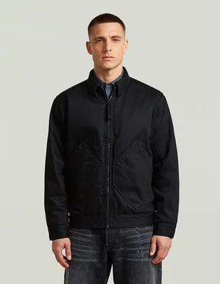Chamarra bomber con bolsillos para hombre