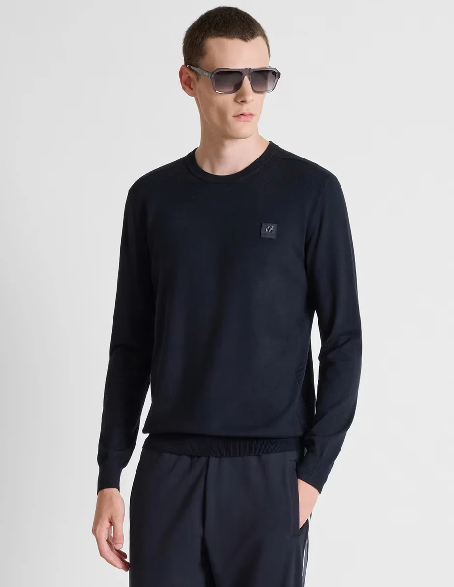 Suéter cuello redondo para hombre