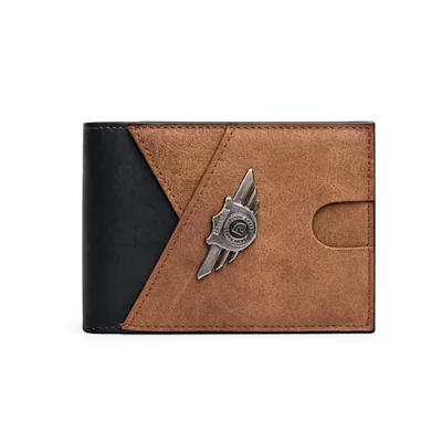 Horse Imperial Cartera para Caballero Crossing Wings Elegante de vinipiel