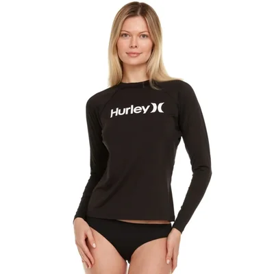 Camiseta de protección solar Hurley para mujer UPF 50+ manga larga