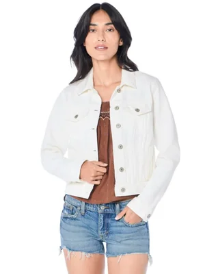 Chaqueta Vaquera Lucky Brand XL Blanca