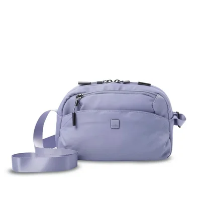 Bolsa de Dama - Mujer Crossbody - Bandolera Chica Totto Roxanne S Lila con Correas Ajustables.