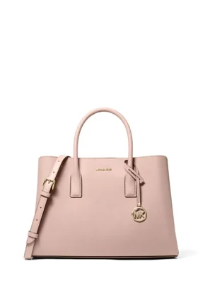 Bolso Michael Kors Ruthie Grande de Cuero Saffiano Rosa Suave