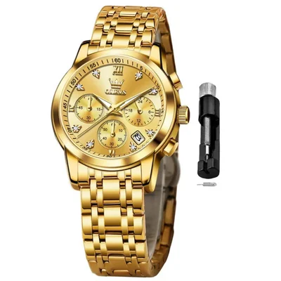 Reloj LANYAYUN elegante dama dorado rosa