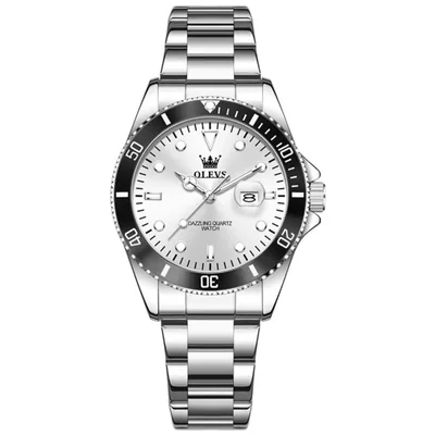 Reloj OLEVS analógico sumergible cuero