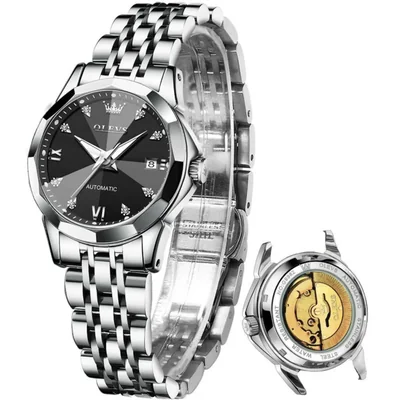 Reloj TIMEVER acero lujo dama dorado