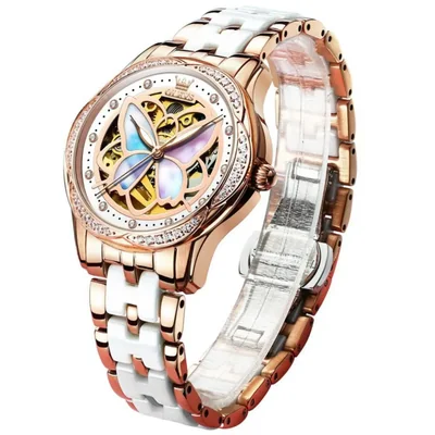 Reloj TKIIOER acero dama dorado
